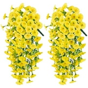 Michellecmm Artificial Morning Glory Vine Garland Lifelike Hanging Fake Simulated Flower